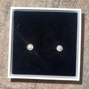 Never worn sterling silver earrings